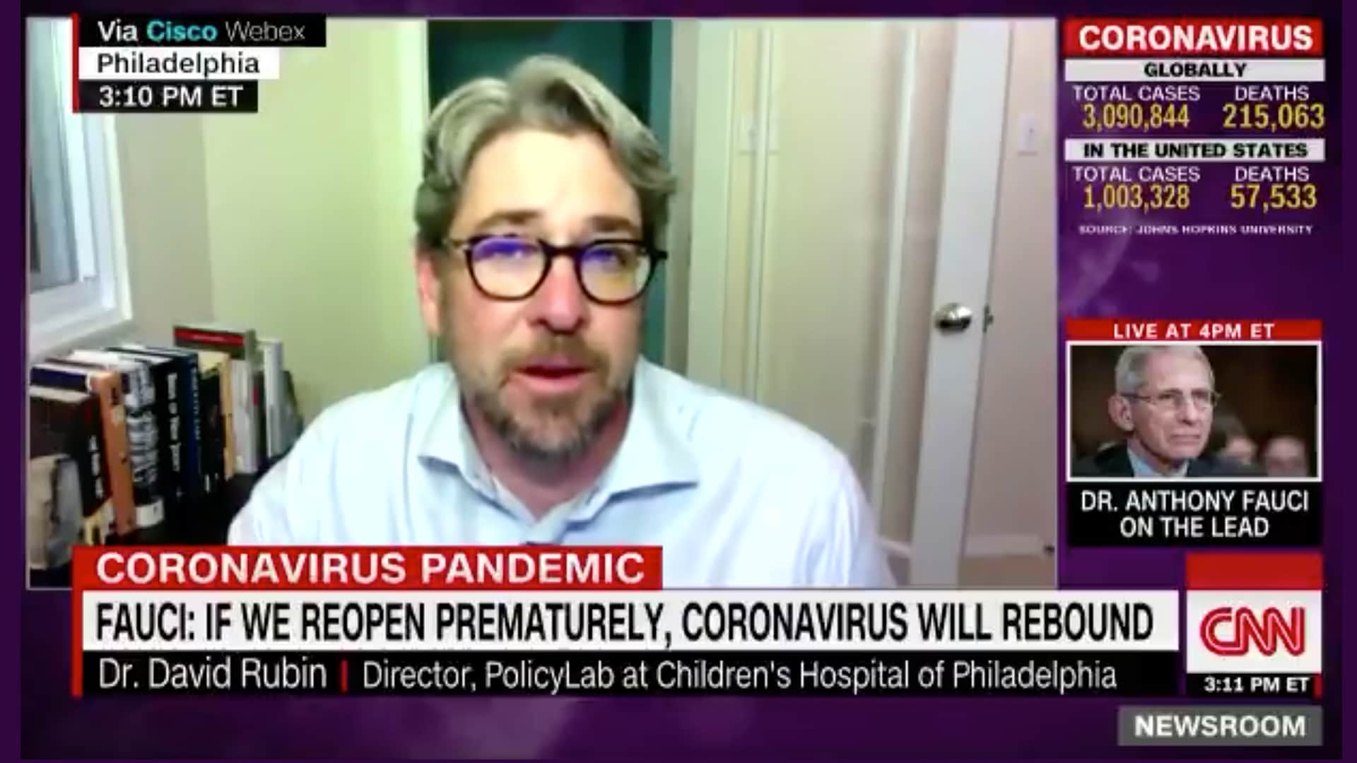 Dr. Rubin CNN screenshot